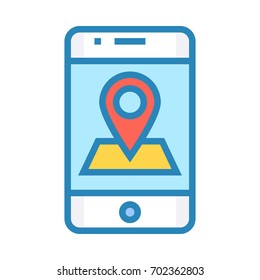 mobile GPS icon