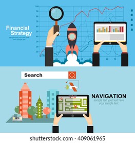 Mobile gps navigation on phone with map. Mobile technologies concept.business analysis and planning, financial strategy, consulting, team work, project management and development.