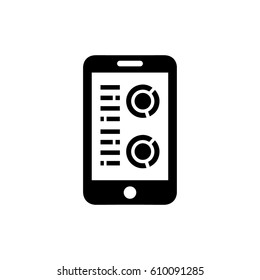 Mobile Graphical Report Icon