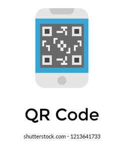 A mobile having qr code to get personal info through scanning 