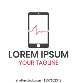 Mobile Health Business Logo Template Design