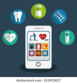 mobile health technology icon