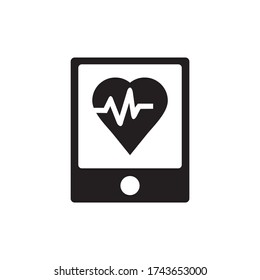Mobile Healthcare icon, medical icon vector