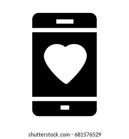 Mobile Heart Icon