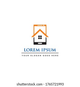 mobile home logo , smart home logo