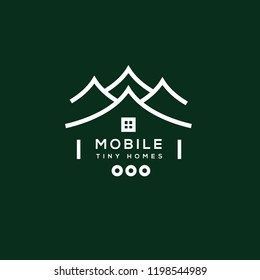 Mobile homes vector logo