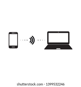 mobile hotspot icon symbol illustration