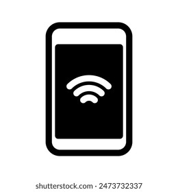 Mobile Hotspot Icon Vector Symbol Design Illustration
