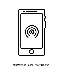 mobile hotspot outline icon outline 