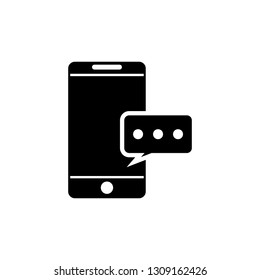 Mobile icon. Conversation. Chat icon . sign design