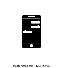 Mobile icon. Conversation. Chat icon . sign design