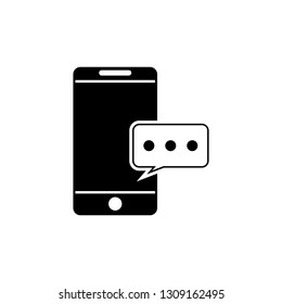 Mobile icon. Conversation. Chat icon . sign design