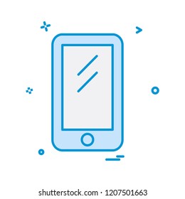 Mobile icon design vector