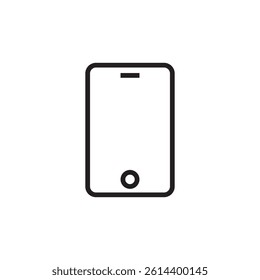 mobile icon editable outline stroke vector eps