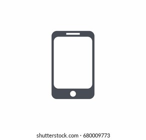 Mobile icon flat style vector illustration