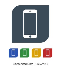 Mobile Icon Isolated on White Background.vector illustration icon