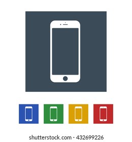 Mobile Icon Isolated on White Background.vector illustration icon