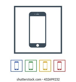 Mobile Icon Isolated on White Background.vector illustration icon