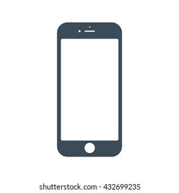 Mobile Icon Isolated on White Background.vector illustration icon