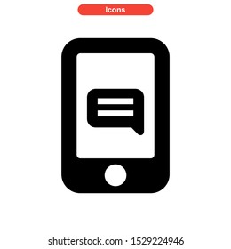 mobile icon isolated sign symbol vector illustration - high quality black style vector icons
