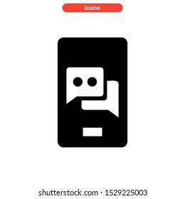 mobile icon isolated sign symbol vector illustration - high quality black style vector icons
