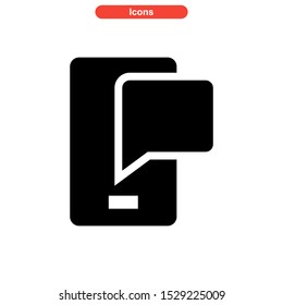 mobile icon isolated sign symbol vector illustration - high quality black style vector icons
