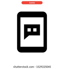 mobile icon isolated sign symbol vector illustration - high quality black style vector icons
