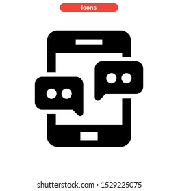 mobile icon isolated sign symbol vector illustration - high quality black style vector icons
