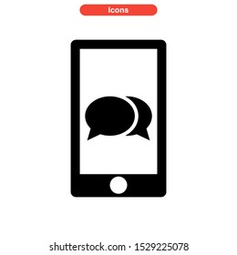 mobile icon isolated sign symbol vector illustration - high quality black style vector icons
