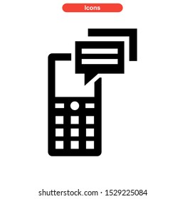 mobile icon isolated sign symbol vector illustration - high quality black style vector icons
