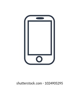 Mobile icon. Isolated smartphone and mobile icon line style. Premium quality vector symbol drawing concept for your logo web mobile app UI design.