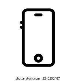 mobiles Symbol oder Logo einzeln auf Zeichen, Vektorgrafik - hochwertige Vektorsymbole mit schwarzem Hintergrund
