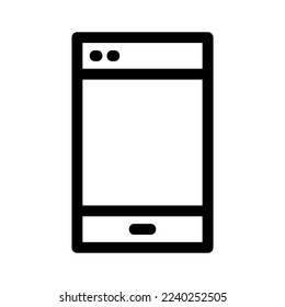 mobile icon or logo isolated sign symbol vector illustration - high quality black style vector icons
