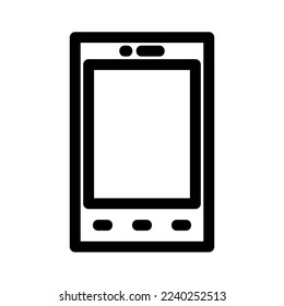 mobiles Symbol oder Logo einzeln auf Zeichen, Vektorgrafik - hochwertige Vektorsymbole mit schwarzem Hintergrund
