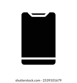 Ícone móvel sinal de logotipo definir contorno vetorial