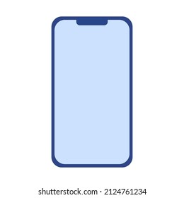 mobile icon on a white background