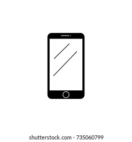 Mobile icon on white background