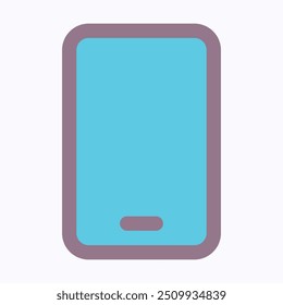 Mobile Icon. Phone, Cell Phone, Telephone, Smartphone Vector Icon. User Interface, User Experience, Flat Style Isolated Vector Icon.