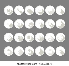 Mobile icon set