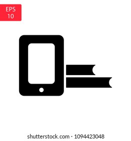 mobile icon sign design