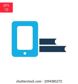 mobile icon sign vector