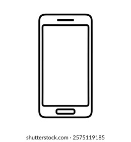 mobile icon Simple outline illustration