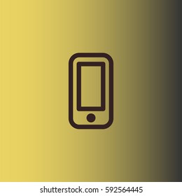 Mobile icon. Smartphone vector