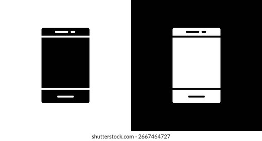 Colección de símbolo de icono móvil. Vector plano ilustración de stock.