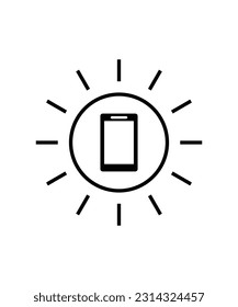 mobile icon, vector best flat icon.