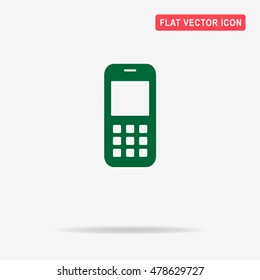 Mobile icon. Vector concept illustration for design.