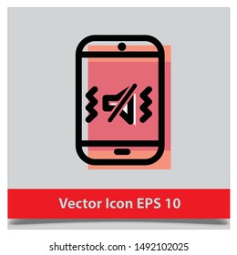 mobile icon Vector EPS 10 design template