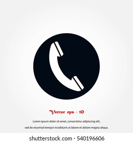 Mobile Icon, Vector EPS 10 illustration style