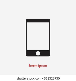 mobile icon vector, flat design best vector icon