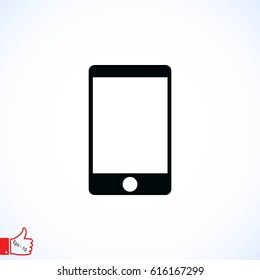 mobile icon vector, flat design best vector icon